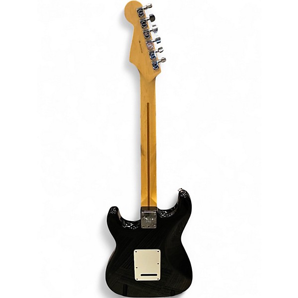 Used 2008 Fender American Standard Stratocaster Black Solid Body Electric Guitar