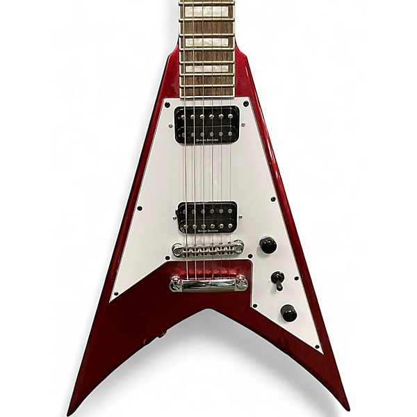 Used Jackson SCOTT IAN V RED SPARKLE Solid Body Electric Guitar