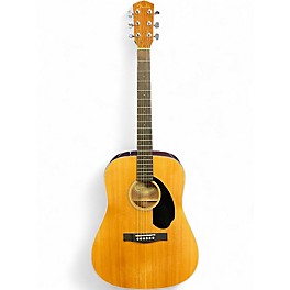 Used Fender CD60 Dreadnought Natural Acoustic Guitar