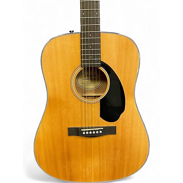 Used Fender CD60 Dreadnought Natural Acoustic Guitar