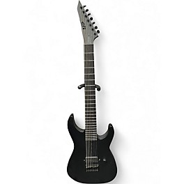 Used ESP LTD M7HT Black Metal Black Solid Body Electric Guitar