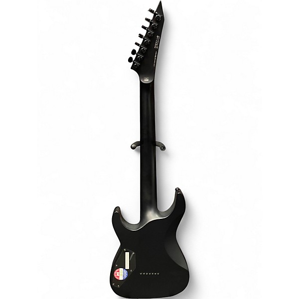 Used ESP LTD M7HT Black Metal Black Solid Body Electric Guitar