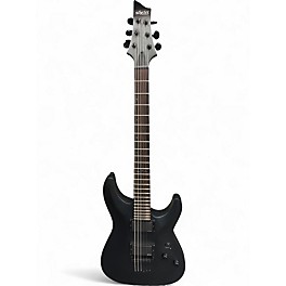 Used Schecter Guitar Research C1 Platinum Black Solid Body Electric Guitar