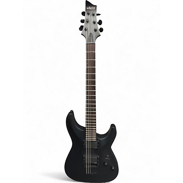 Used Schecter Guitar Research C1 Platinum Black Solid Body Electric Guitar