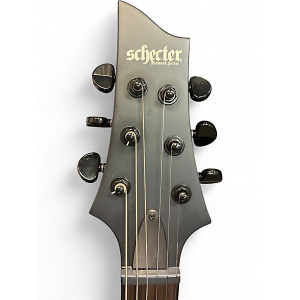 Used Schecter Guitar Research C1 Platinum Black Solid Body Electric Guitar