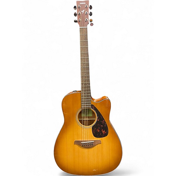 Used Yamaha FGX800C Sandburst Acoustic Electric Guitar