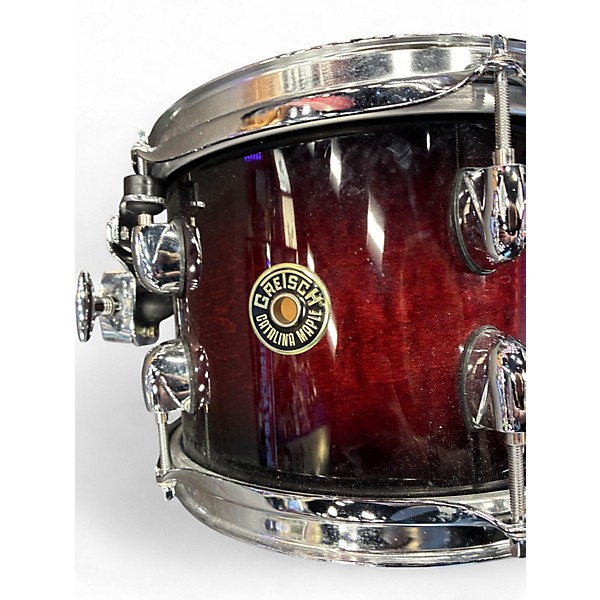 Used Gretsch Drums 8 Piece Catalina Maple red sunburst Drum Kit