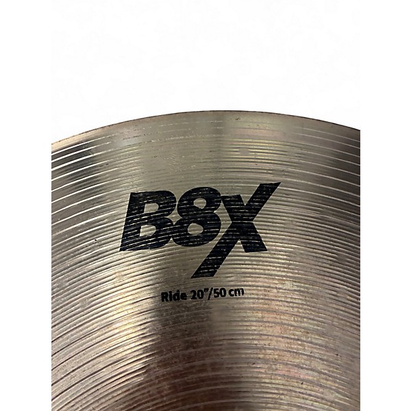 Used SABIAN 20in B8X RIDE Cymbal
