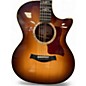 Used Taylor Custom 414CE Shaded Edge Burst Acoustic Electric Guitar