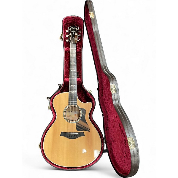 Used Taylor 612CE Natural Acoustic Electric Guitar