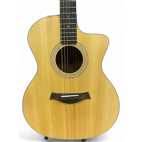 Used Taylor 214CE Natural Acoustic Electric Guitar
