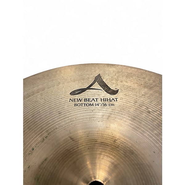 Used Zildjian 14in New Beat Hi Hat Bottom Cymbal