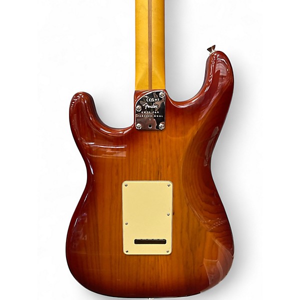 Used Fender American Professional II Stratocaster Sienna Sunburst Solid Body Electric Guitar