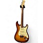 Used Fender American Deluxe Stratocaster Trans Amber Burst Solid Body Electric Guitar