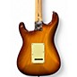 Used Fender American Deluxe Stratocaster Trans Amber Burst Solid Body Electric Guitar