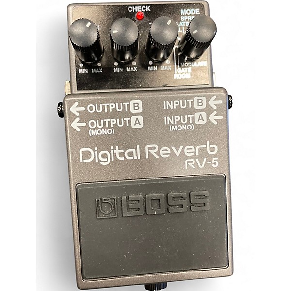 Used BOSS RV5 Digital Reverb Effect Pedal