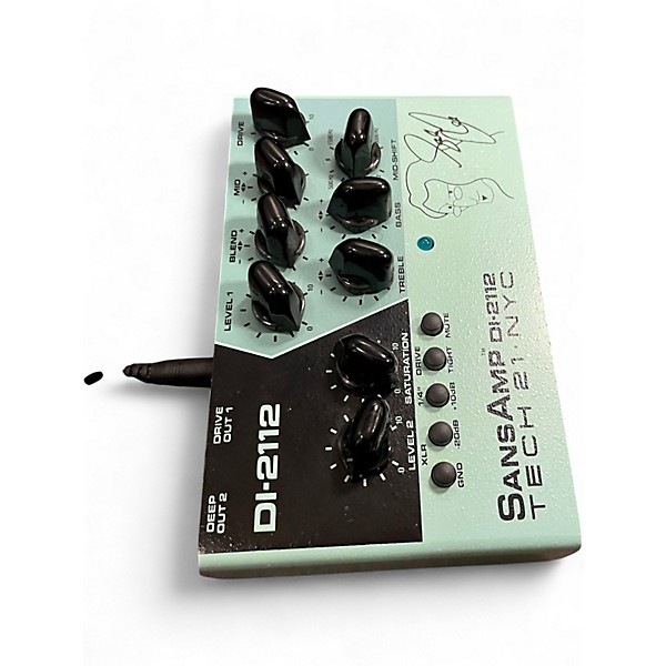 Used Tech 21 SansAmp DI2112 Bass Effect Pedal