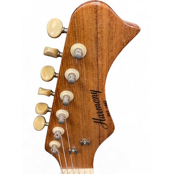 Used Harmony H-802 2 Color Sunburst Hollow Body Electric Guitar