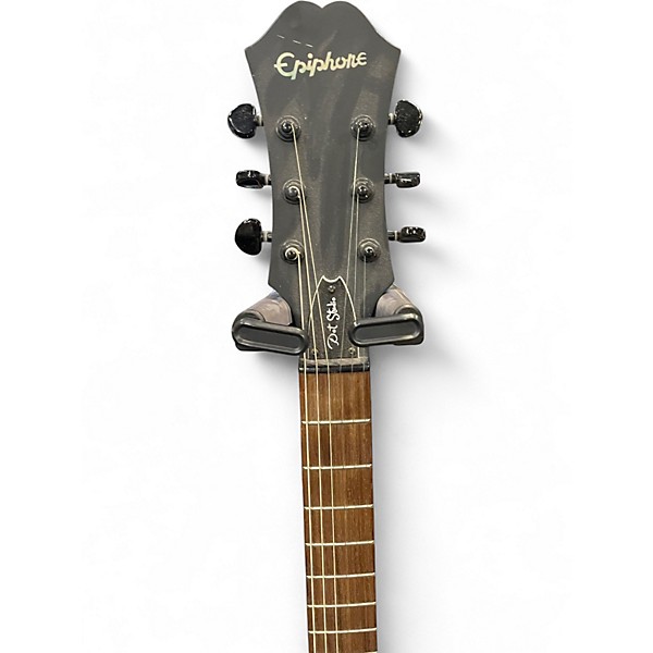Used Epiphone Dot Studio Worn Brown Hollow Body Electric Guitar