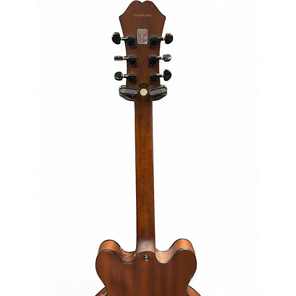 Used Epiphone Dot Studio Worn Brown Hollow Body Electric Guitar