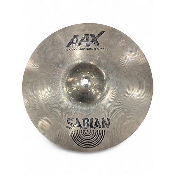 Used SABIAN 13in AAX X Celerator Hi Hat Pair Cymbal