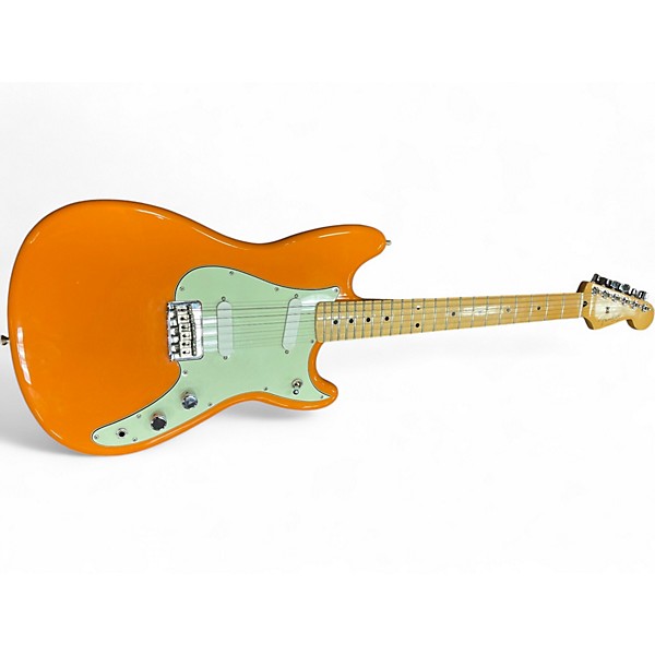 Used Fender Duo Sonic Capri Orange Solid Body Electric Guitar