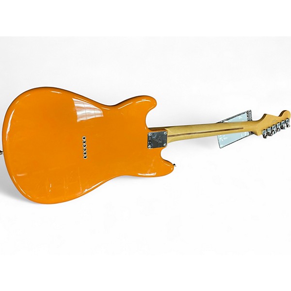 Used Fender Duo Sonic Capri Orange Solid Body Electric Guitar