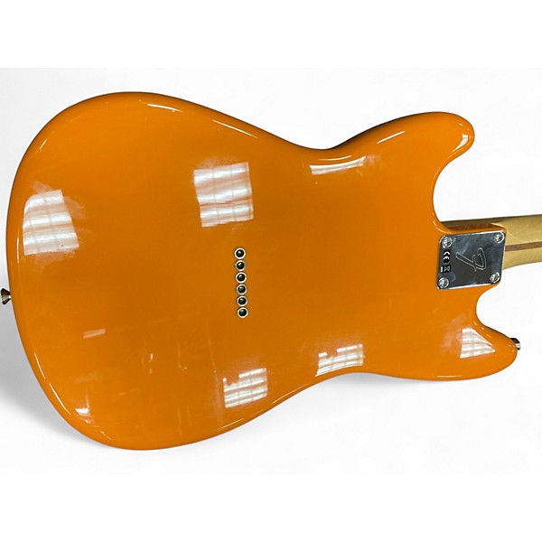 Used Fender Duo Sonic Capri Orange Solid Body Electric Guitar