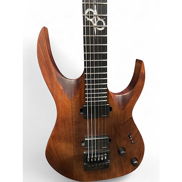 Used Solar Guitars A1.6C Trans Brown Solid Body Electric Guitar