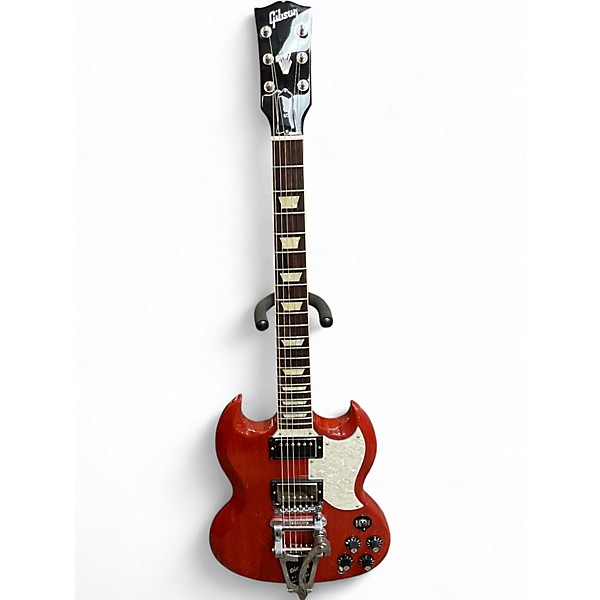Used Gibson Sg Standard w/ Bigsby Wine Red Solid Body Electric Guitar