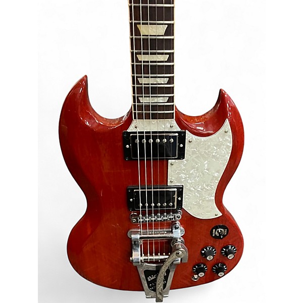 Used Gibson Sg Standard w/ Bigsby Wine Red Solid Body Electric Guitar