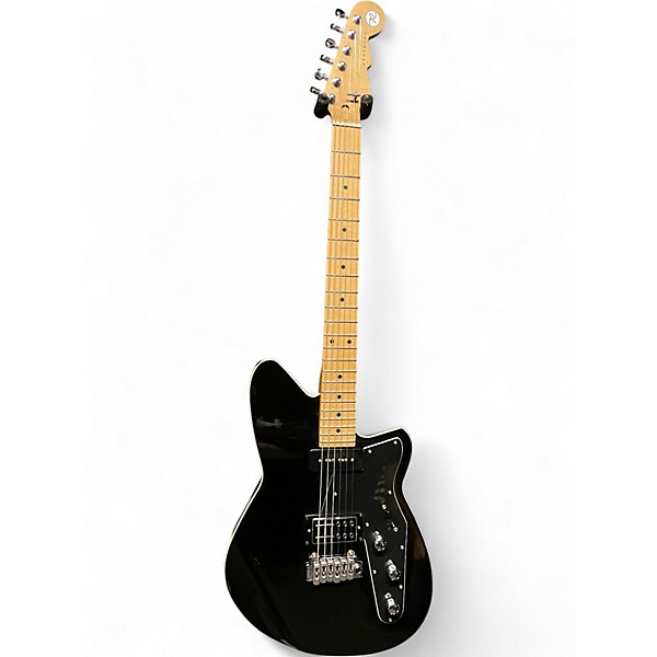 Used Reverend Double Agent W Midnight Black Solid Body Electric Guitar