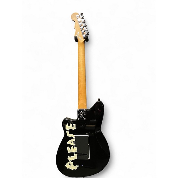 Used Reverend Double Agent W Midnight Black Solid Body Electric Guitar