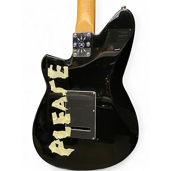Used Reverend Double Agent W Midnight Black Solid Body Electric Guitar