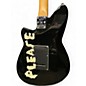 Used Reverend Double Agent W Midnight Black Solid Body Electric Guitar
