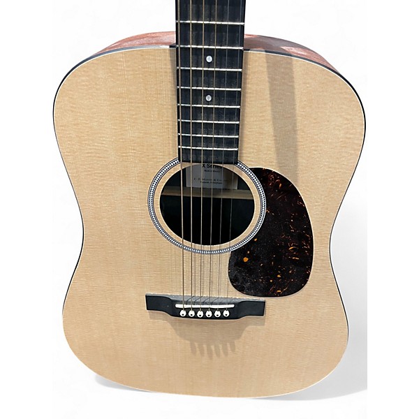 Used Martin CUSTOM X SERIES DREADNOUGHT Natural Acoustic Electric Guitar
