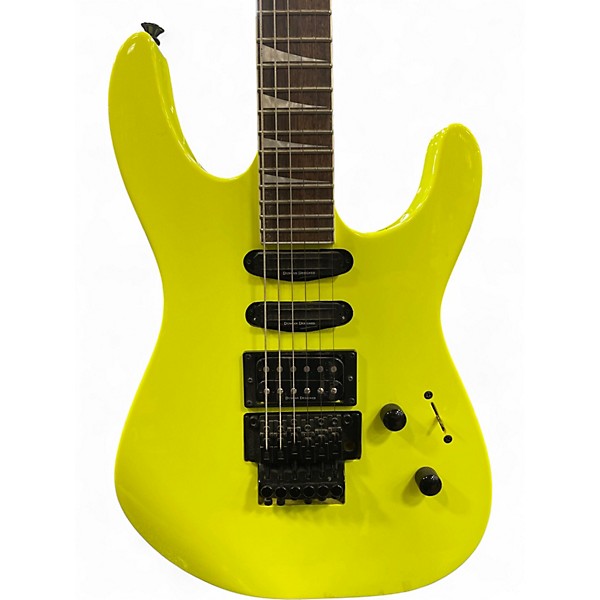 Used Jackson SL3X Neon Green Solid Body Electric Guitar