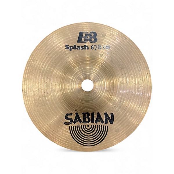 Used SABIAN 6in B8 Splash Cymbal