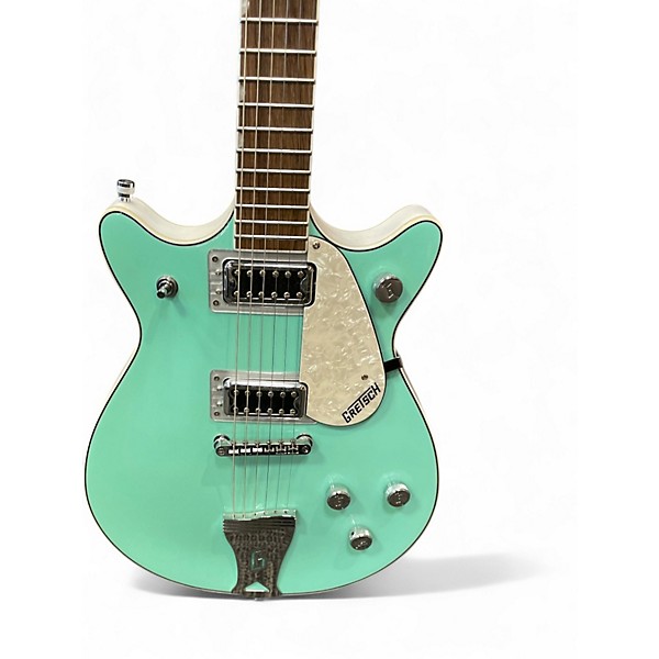 Used Gretsch Guitars G5237 Electromatic Double Jet Surf Green Solid Body Electric Guitar