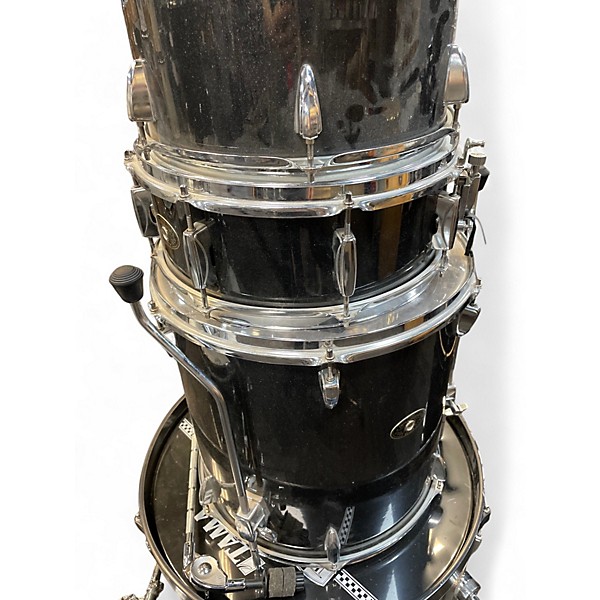Used TAMA 5 Piece Imperialstar Black Drum Kit