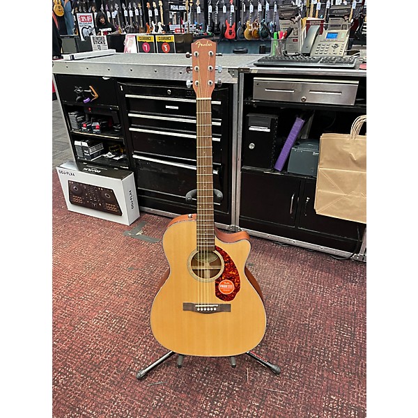 Used 2022 Fender CC60SCE Natural Acoustic Electric Guitar