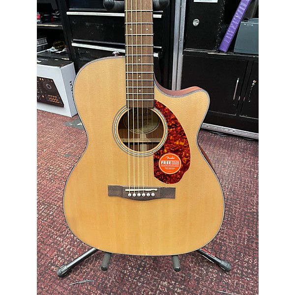 Used 2022 Fender CC60SCE Natural Acoustic Electric Guitar