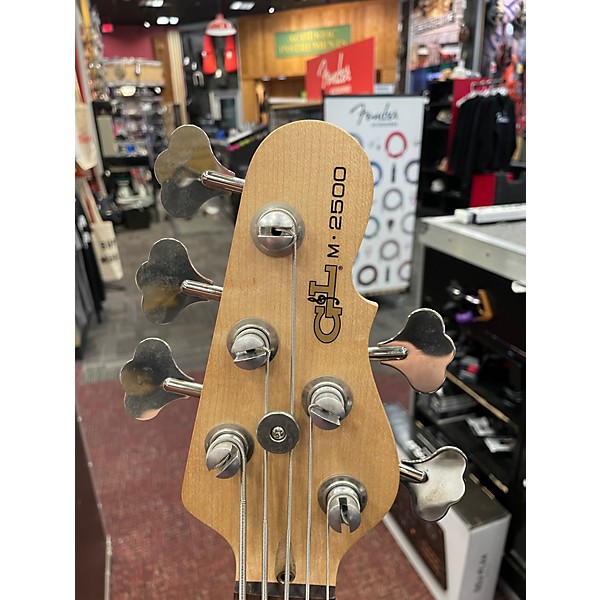 Used 2022 G&L USA M2500 Natural Electric Bass Guitar
