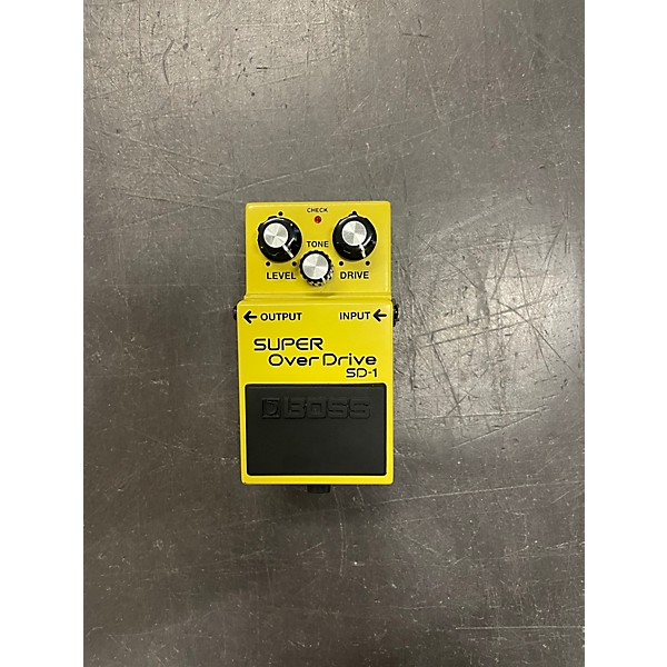 Used BOSS SD1 Super Overdrive Effect Pedal