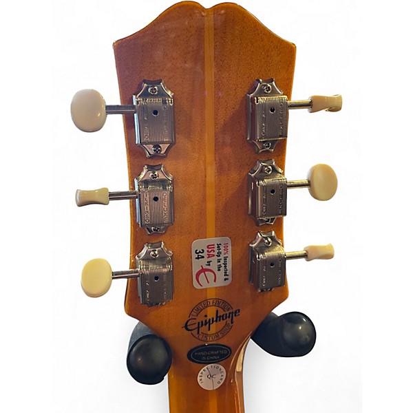 Used 2018 Epiphone John Lee Hooker 100th Anniversary Zephyr Natural Hollow Body Electric Guitar