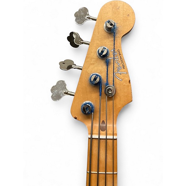 Used 2020s Fender 1950s Heavy Relic Precision Bass CORAL PINK Electric Bass Guitar