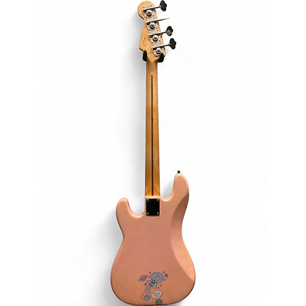 Used 2020s Fender 1950s Heavy Relic Precision Bass CORAL PINK Electric Bass Guitar