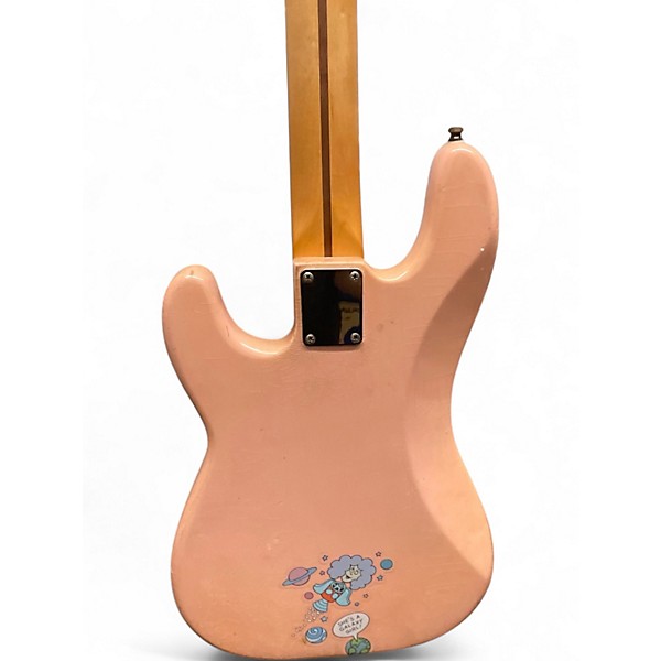 Used 2020s Fender 1950s Heavy Relic Precision Bass CORAL PINK Electric Bass Guitar