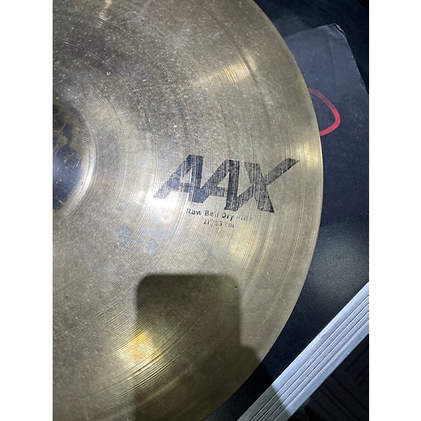 Used 2020s SABIAN 21in AAX Raw Bell Dry Ride Cymbal