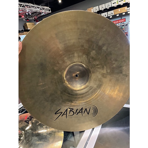 Used 2020s SABIAN 21in AAX Raw Bell Dry Ride Cymbal
